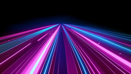 Fototapeta premium Photo of a vibrant abstract background with intersecting lines in shades of purple and blue