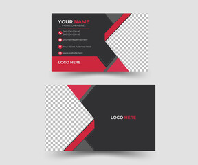business card corporate official minimal creative abstract professional informative business card design. Modern Creative & Clean business style business card.