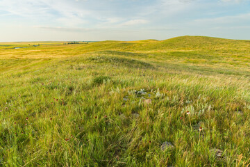 Open prairie in South Dakota in summer