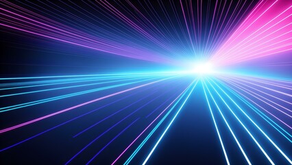 Photo of an abstract background with vibrant lines and bold colors