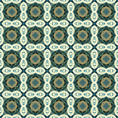 Seamless abstract square pattern. Modern texture - digital art. Fabric abstract kaleidoscope