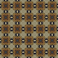 Seamless abstract square pattern. Modern texture - digital art. Fabric abstract kaleidoscope