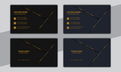 Creative Corporate Business card design, Luxury Stylish Business card