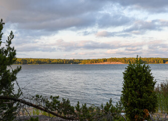Obraz premium Dusk in the archipelago