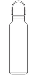 tumbler bottle line art style, tumbler bottle, tumbler bottle illustration, Vector Line, bottle illustration, Modern bottle, Bottle concept, tumbler bottle line art for training