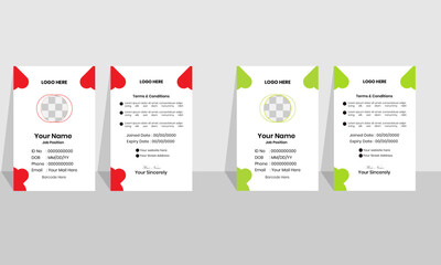 ID Card Template.