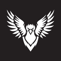 Fototapeta premium eagle with wings