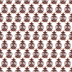 Watercolor seamless pattern with Celtic elements