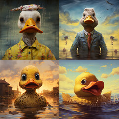 duck and ducklings