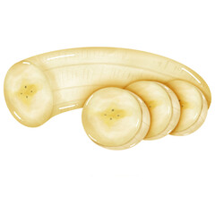 Banana pieces