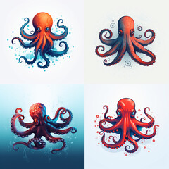 set of octopus