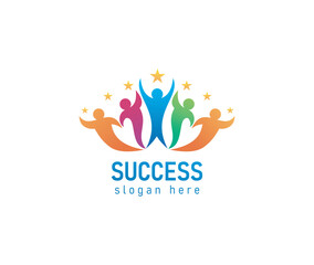 Success people foundation logo design