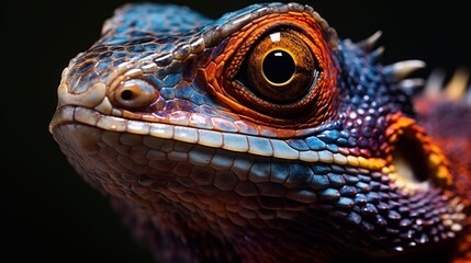 portrait of iguana