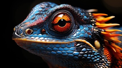 portrait of iguana