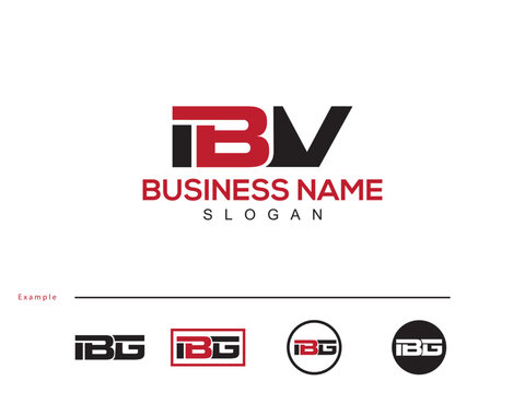 Beautiful IBV Business Logo, Initial Vector ibv ib Logo Letter For Shop