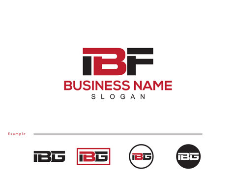 Beautiful IBF Business Logo, Initial Vector ibf ib Logo Letter For Shop