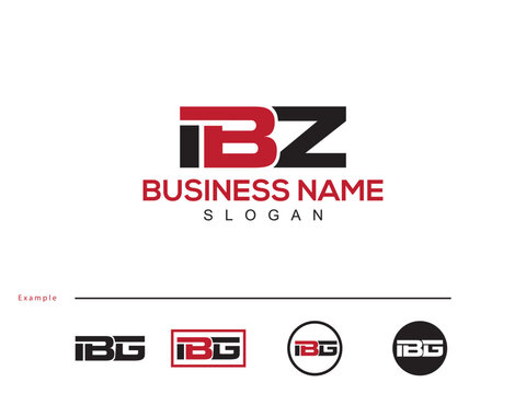 Beautiful IBZ Business Logo, Initial Vector ibz ib Logo Letter For Shop