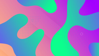 Abstract Poster. Pink Mobile Banner. Bright Screen. Color Commercial Backdrop. Liquid Shapes. Technology Frame. Neon Modern Background. Flat Landing Page. Magenta Abstract Poster