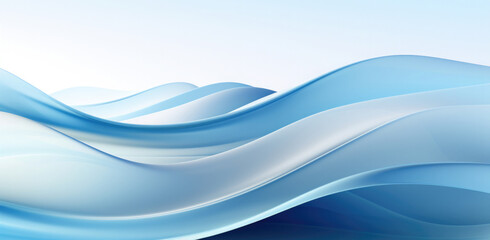 Fototapeta premium Abstrakter blauer Hintergrund mit Wasser - Liquide Linen mit Platz für Text oder Produkt