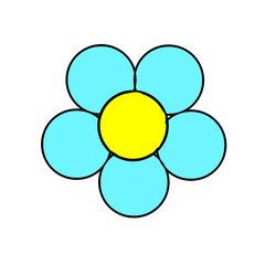 beautiful and bright flowers
