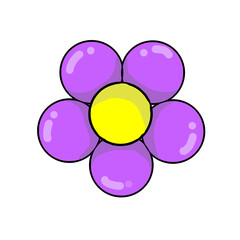 beautiful and bright flowers