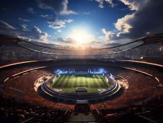 Stadium Arena 3D rendering