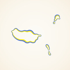 Madeira - Outline Map