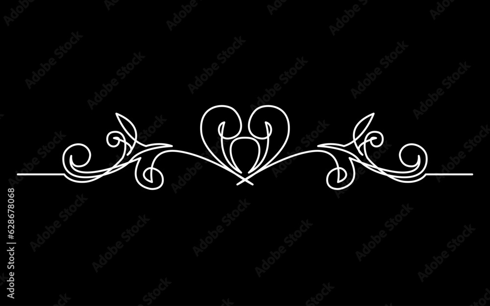 Poster continuous line drawing vector illustration with fully editable stroke of label price tag symbol con