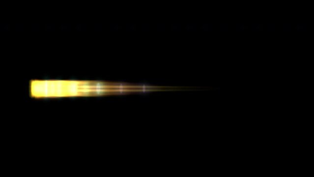 Anime styled rocket or spaceship thruster exhaust, 4k with alpha channel for transparent background