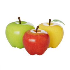 3D Stylized Apples
