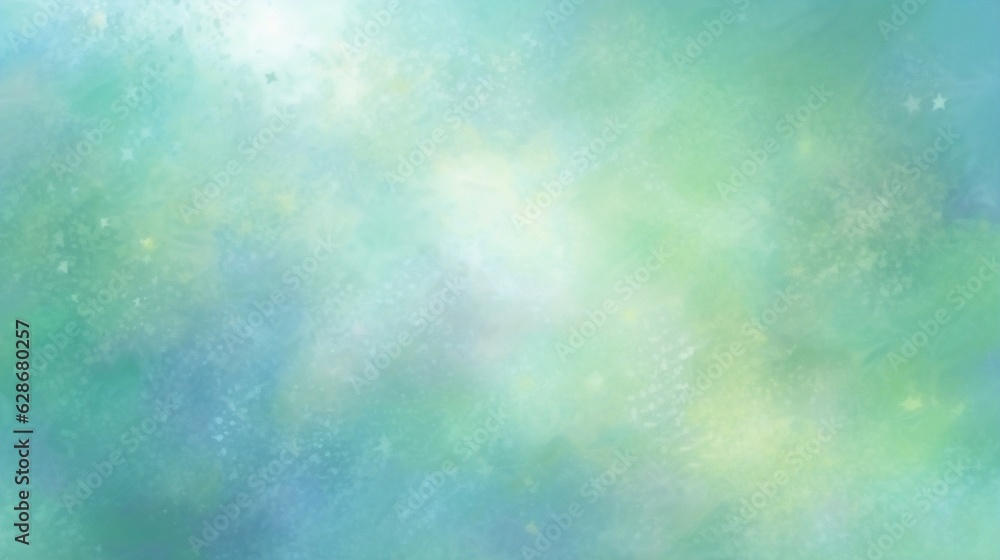 Leinwandbilder generative ai : abstract greenblue background with tonal transitions abstract background with spots 