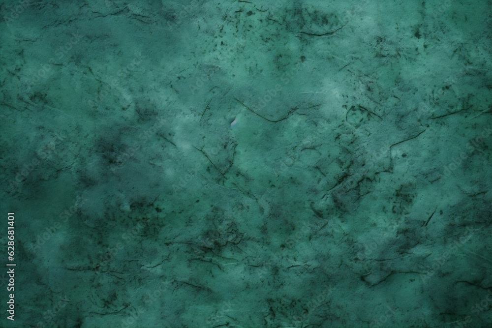 Poster generative ai : artistic image of background surface plastering or malachite in dark green tones