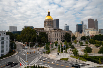 Obraz premium Georgia state capitol building.