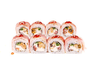 rolls on white background for food delivery website menu 2