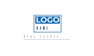 Simple Real Estate Logo Design Template