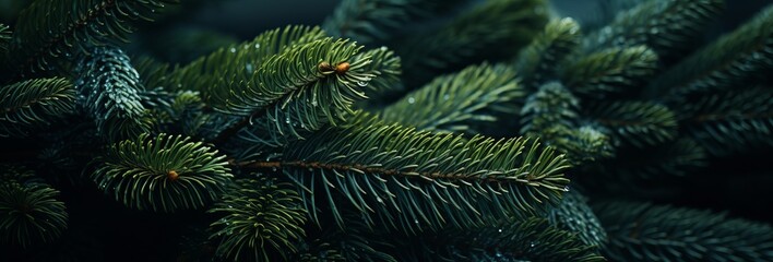 Christmas fir tree branches Background. Christmas pine tree wallpaper