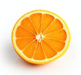 Fototapeta na wymiar Orange slice isolated