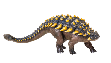 ankylosaurus dinosaur , isolated background
