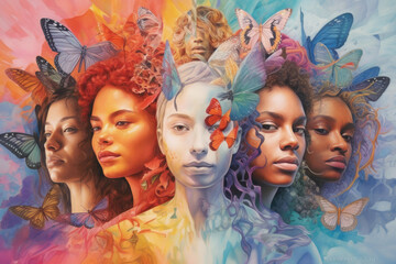Fototapeta premium Faces of Change: Portraying Visionaries Making a Difference in a Transformative Portrait