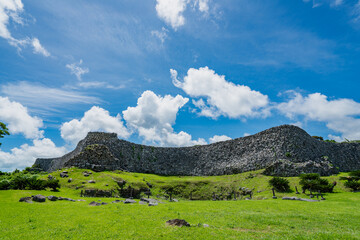 世界遺産　今帰仁城跡　沖縄