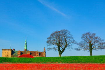 Kronborg Renaissance castle in Denmark