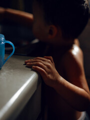 person with cup of tea