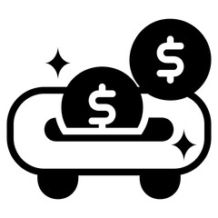  Savings, glyph icon