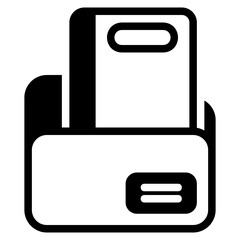  File, glyph icon