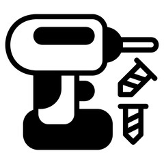  Drill , glyph icon