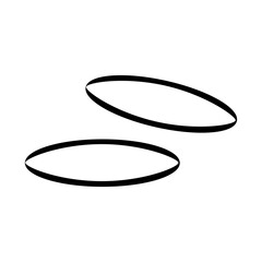 Rubber band icon, flat trendy style illustration on white background..eps