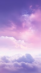 Naklejka na ściany i meble purple blush sky background. Generative AI