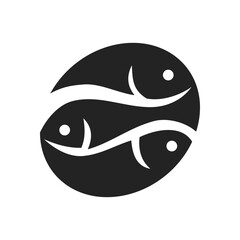 fish logo template. Icon Illustration Brand Identity. Isolated and flat illustration. Vector graphic