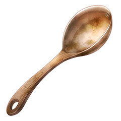 a Soup ladle. isolated object, transparent background