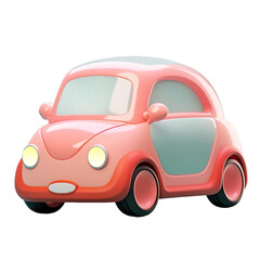 a Toy car. isolated object, transparent background